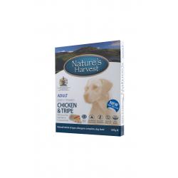 Nature's Harvest Chicken, Tripe and Brown Rice Trays for Dogs - 10x395g